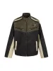 Thesupermade  Contrast Color Suede PU Leather Jacket - 2370 sold by Thesupermade