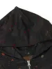 Thesupermade Washed Distressed Zipper Hooded Jacket sold by Thesupermade