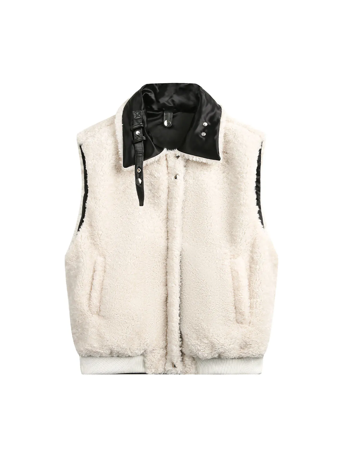 Thesupermade Reversible Wear Sherpa Vest sold by Thesupermade