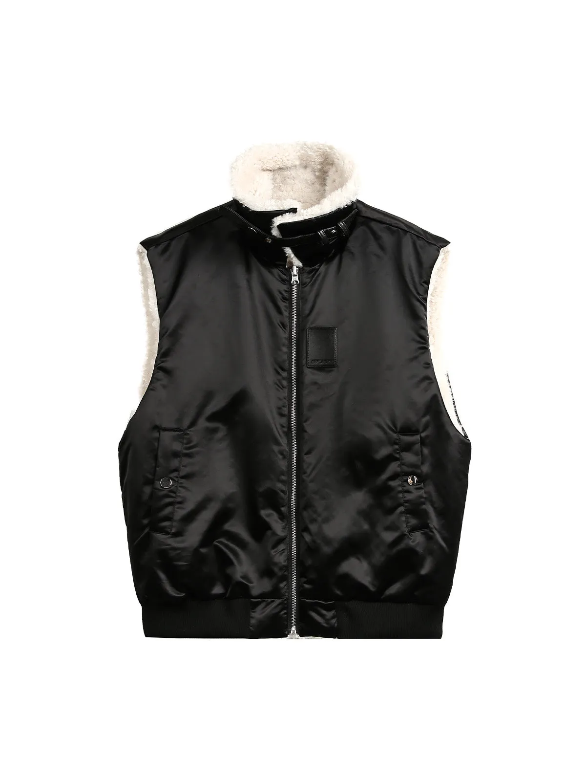 Thesupermade Reversible Wear Sherpa Vest sold by Thesupermade product image thumbnail 2