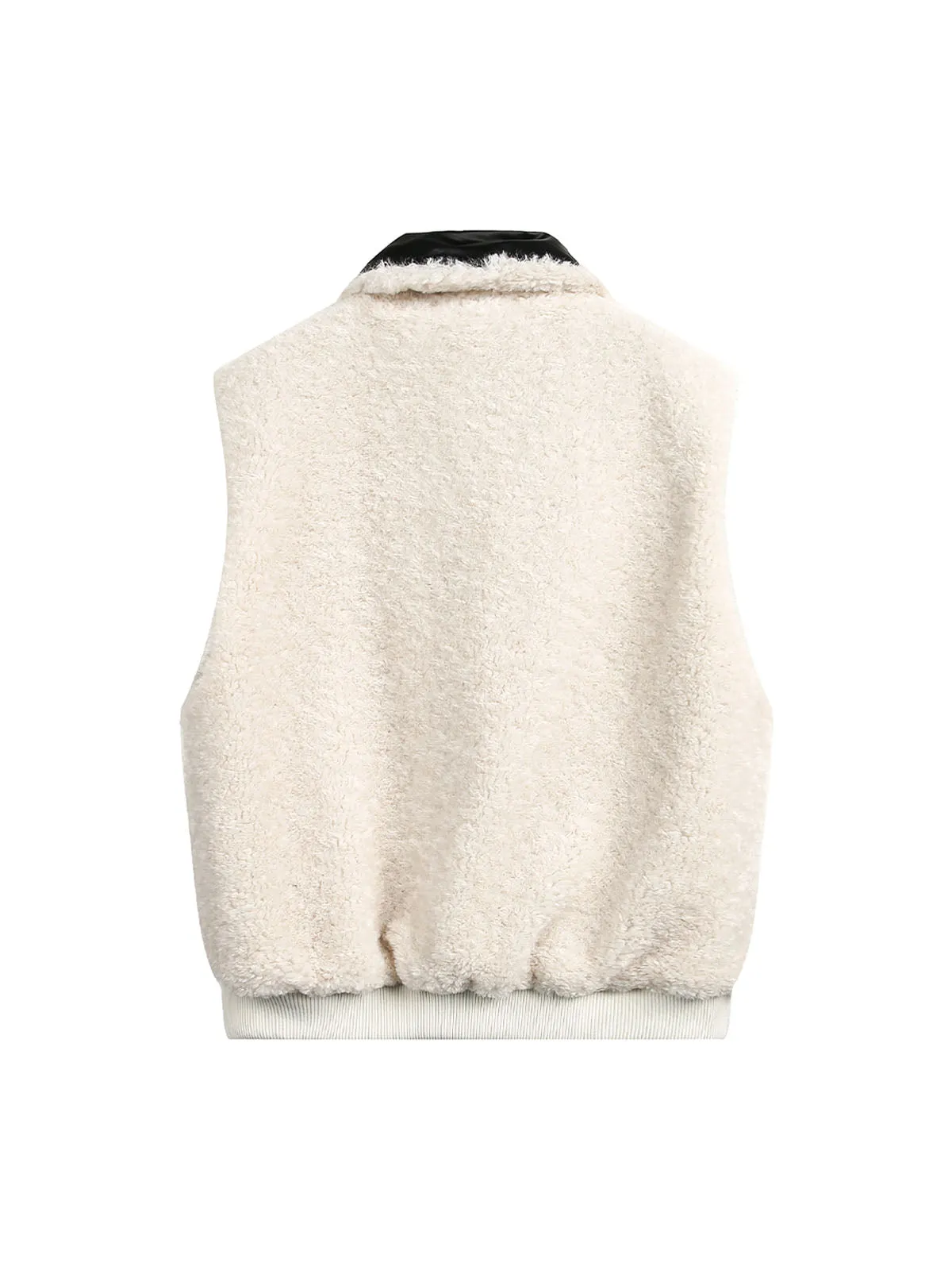Thesupermade Reversible Wear Sherpa Vest sold by Thesupermade product image thumbnail 3