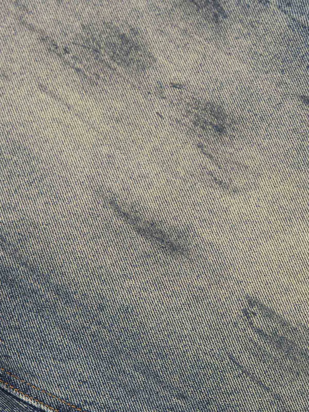 Thesupermade Distressed Washed Ink Splashed Straight Jeans sold by Thesupermade product image thumbnail 4