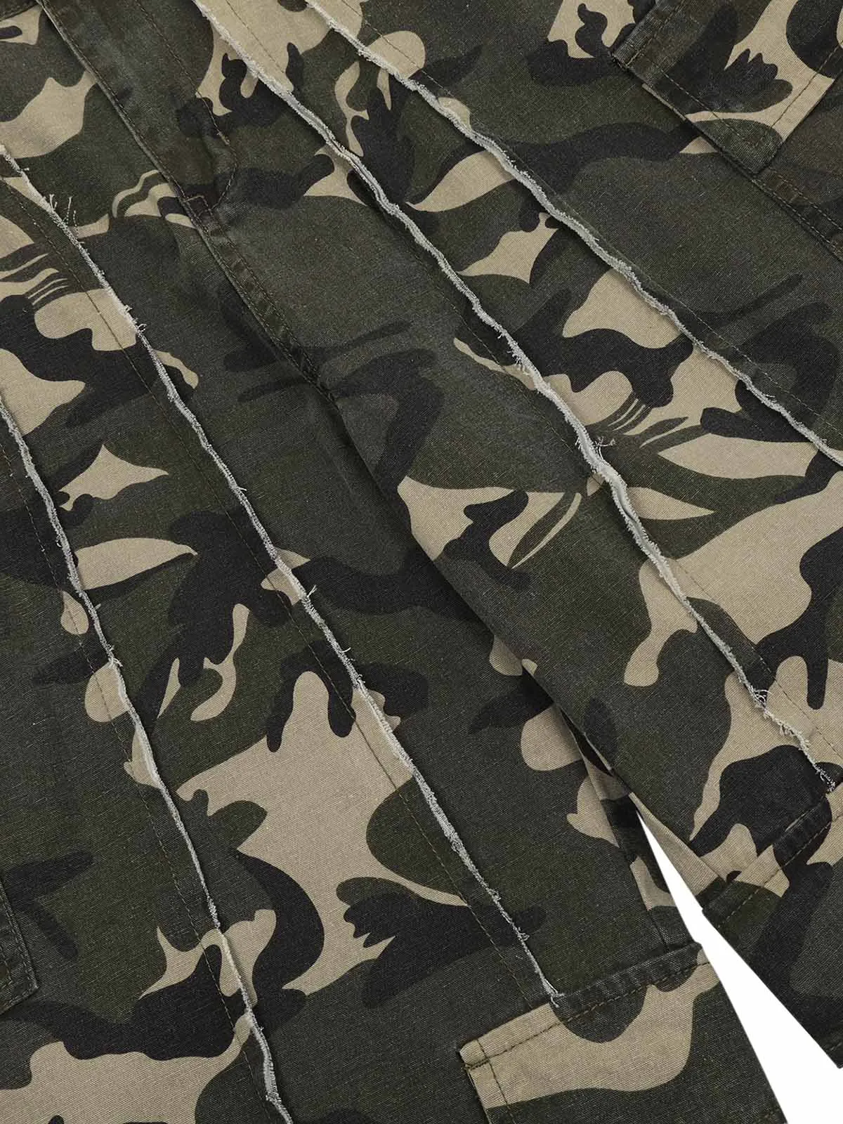 Thesupermade Camouflage Multi Pocket Patched Cargo Pants sold by Thesupermade product image thumbnail 5