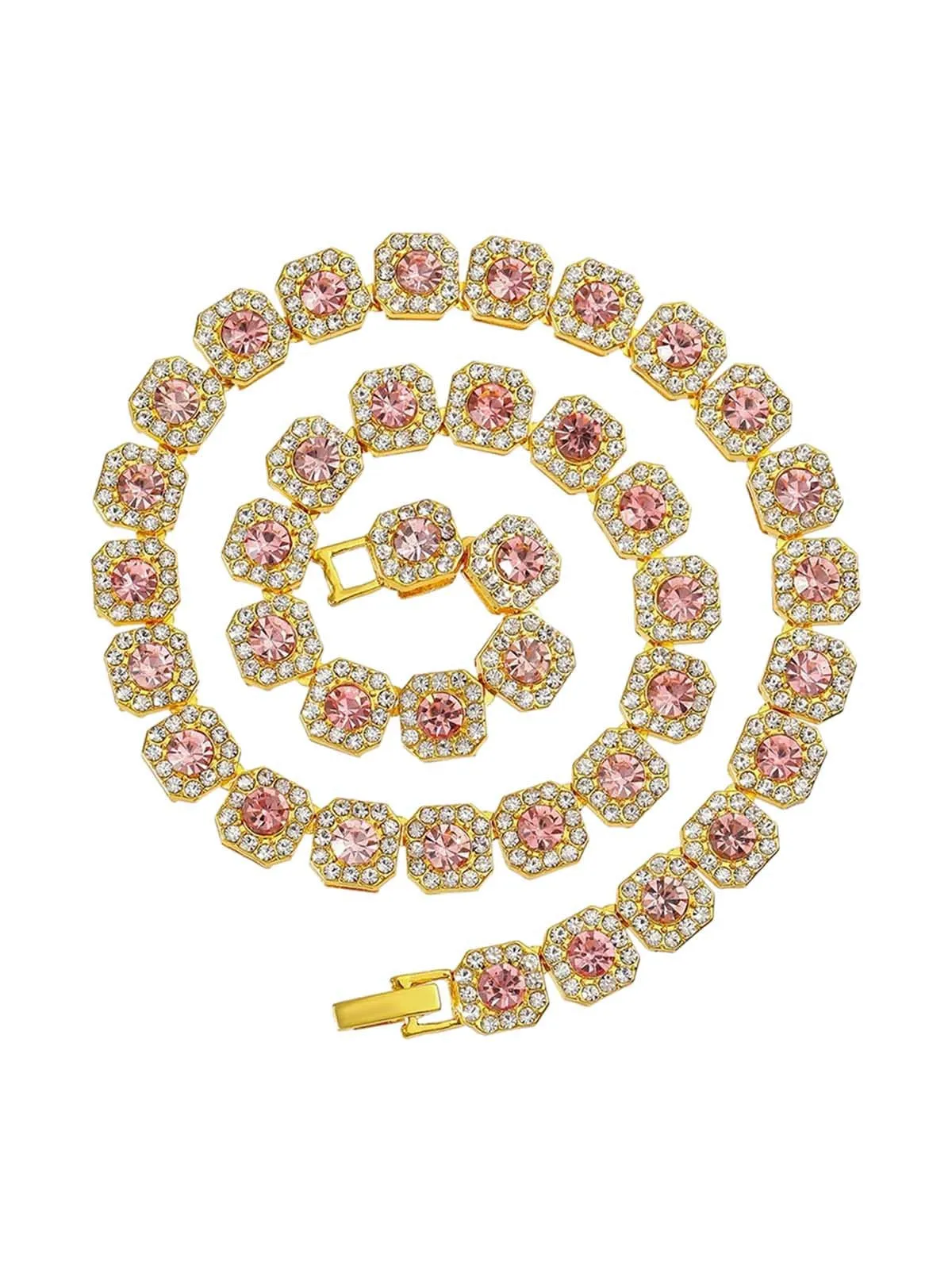 Thesupermade Round Diamond Cuban Necklace sold by Thesupermade