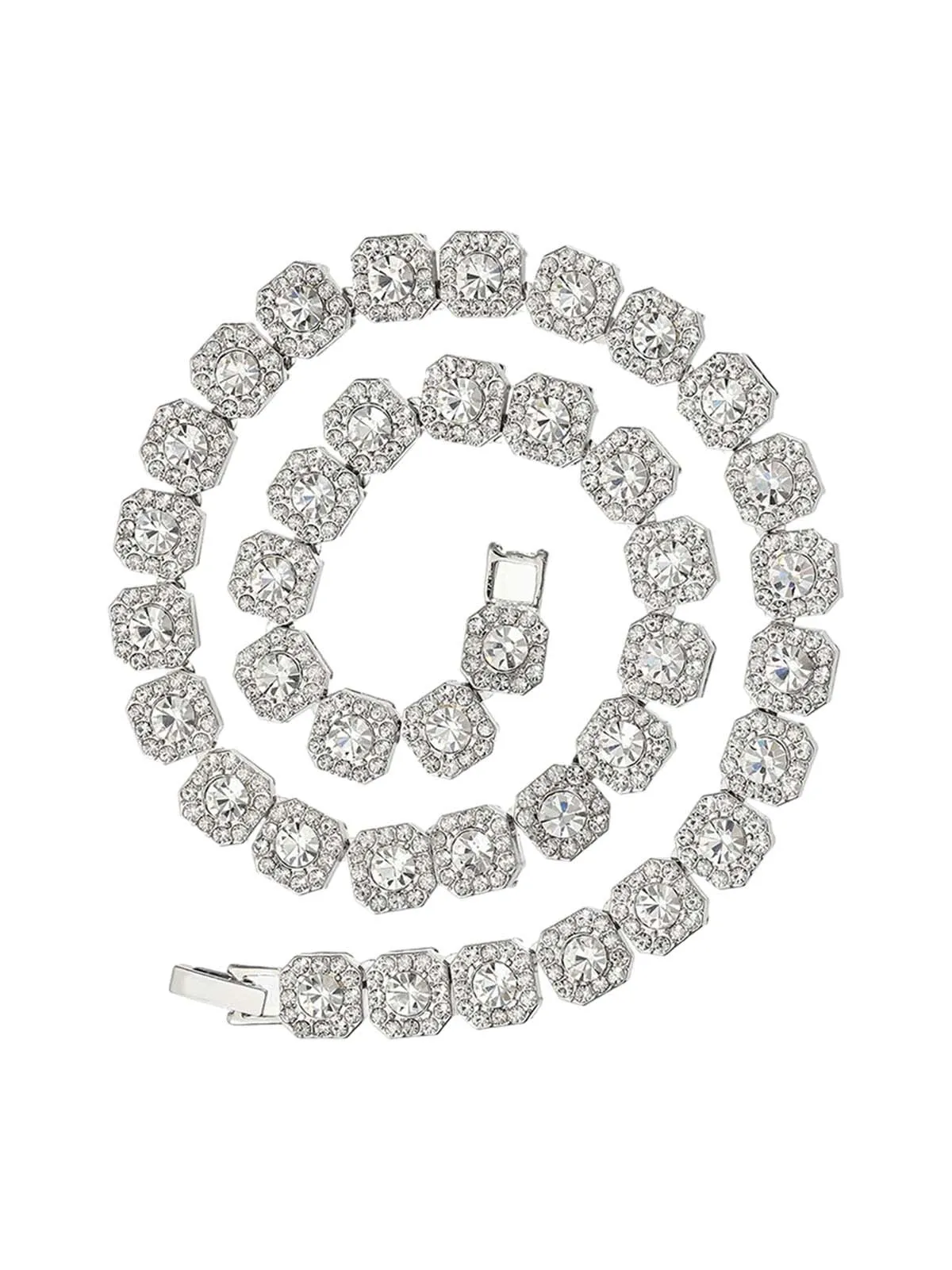 Thesupermade Round Diamond Cuban Necklace sold by Thesupermade product image thumbnail 2