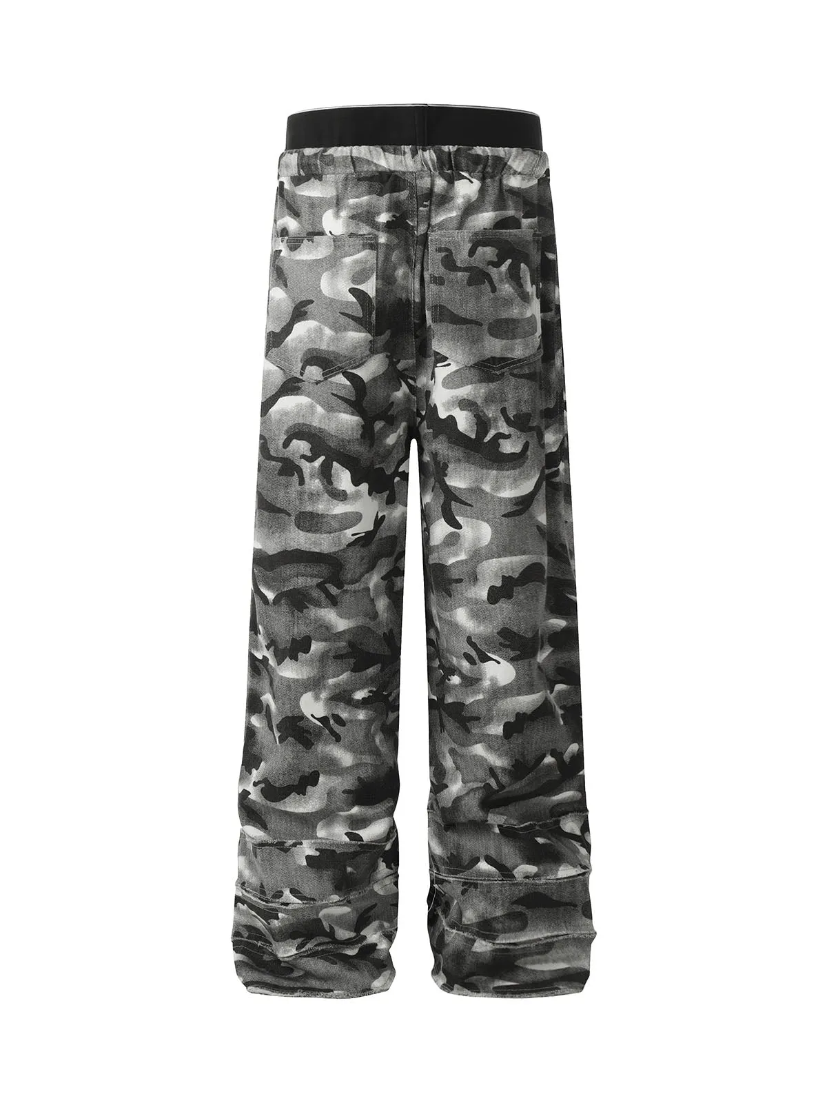 Thesupermade Camouflage Double Waistband Cargo Pants sold by Thesupermade product image thumbnail 2