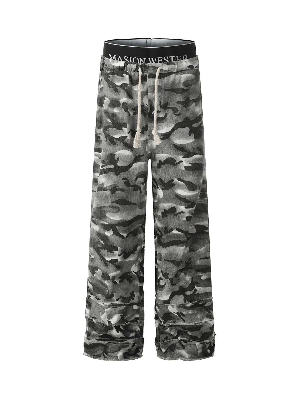 Thesupermade Camouflage Double Waistband Cargo Pants sold by Thesupermade