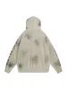 Wasteland Washed Patched Embroidered Hoodie sold by Thesupermade