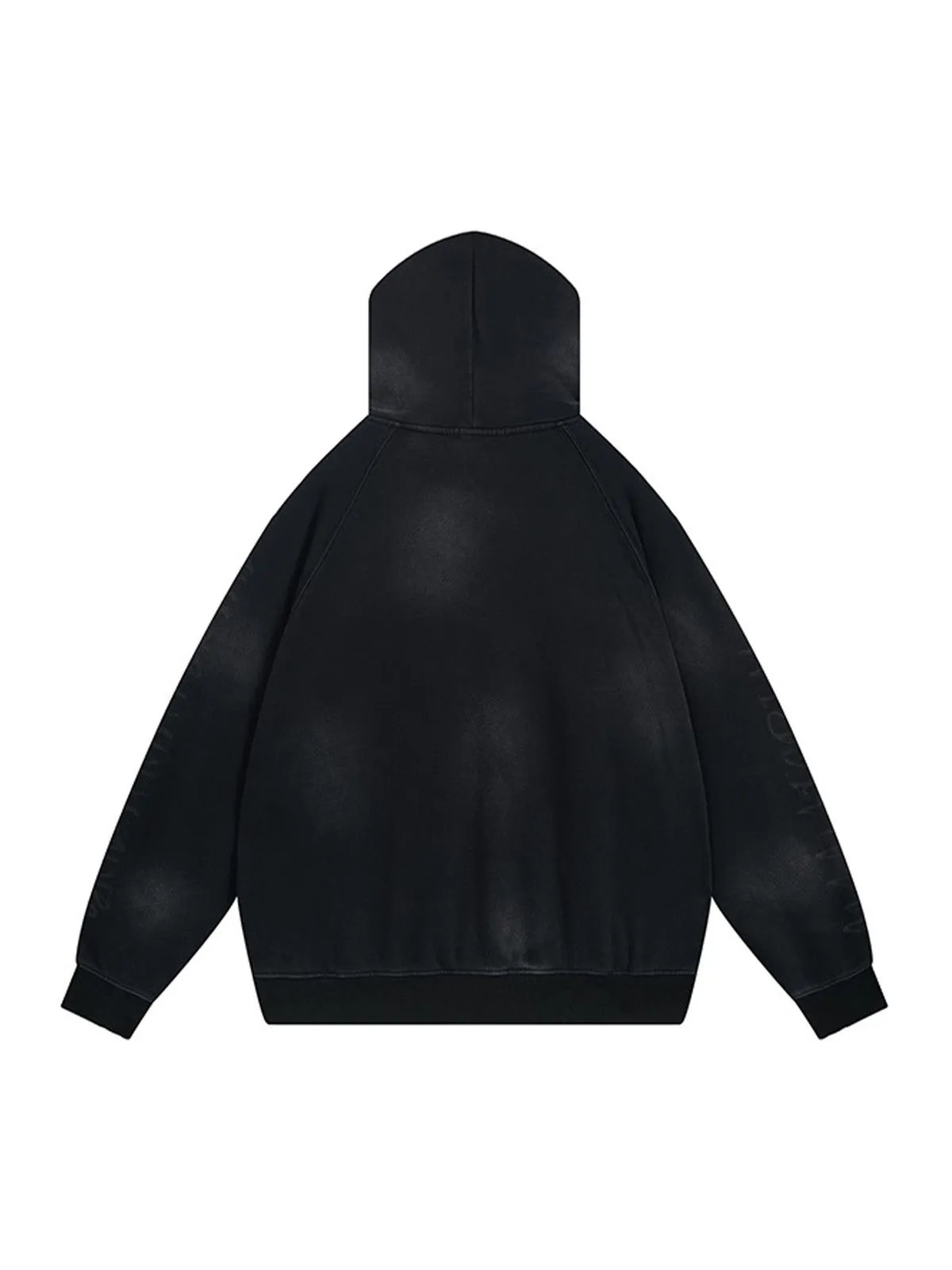 Thesupermade Wasteland Washed Patched Embroidered Hooded Sweatshirt sold by Thesupermade product image thumbnail 3