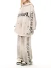 Thesupermade Wasteland Distressed Embroidered Sweatpants sold by Thesupermade
