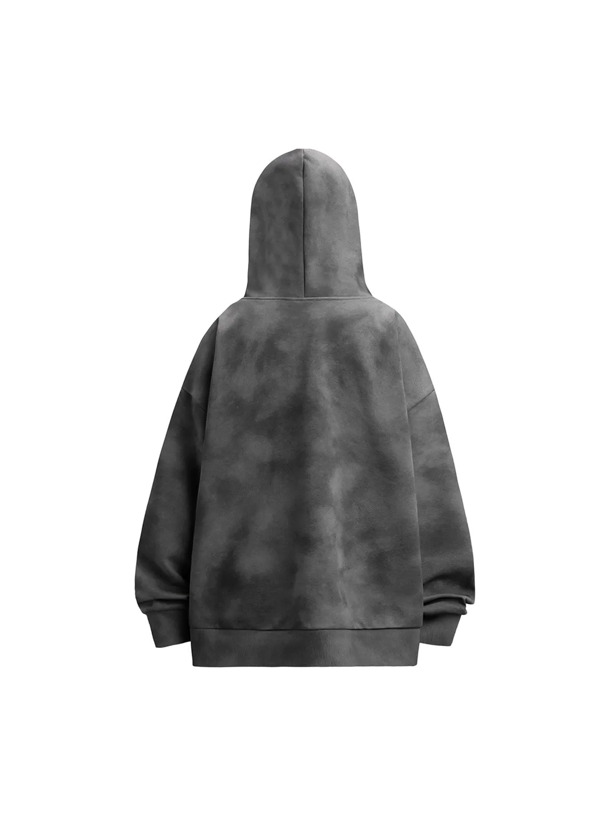 Thesupermade Embroidered Tie-dye Fleece Hoodie sold by Thesupermade product image thumbnail 3