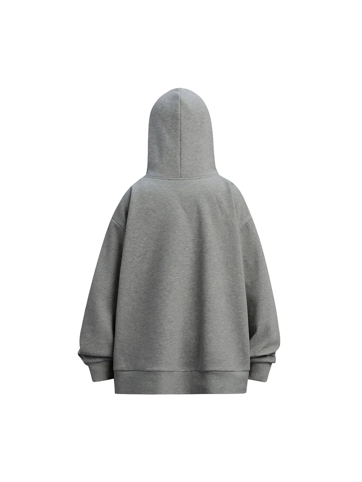 Thesupermade Cross Star Fleece Zip Up Hoodie sold by Thesupermade product image thumbnail 3