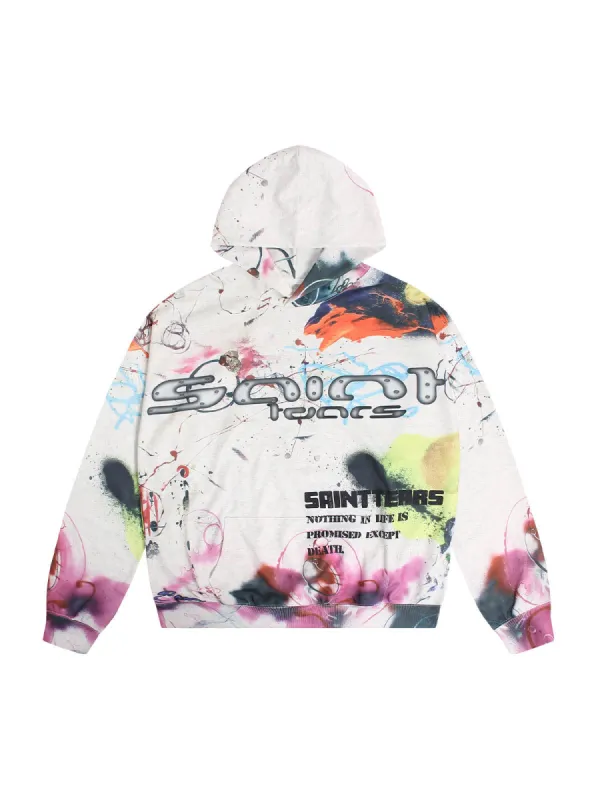 Thesupermade Street Graffiti Hooded Sweatshirt sold by Thesupermade