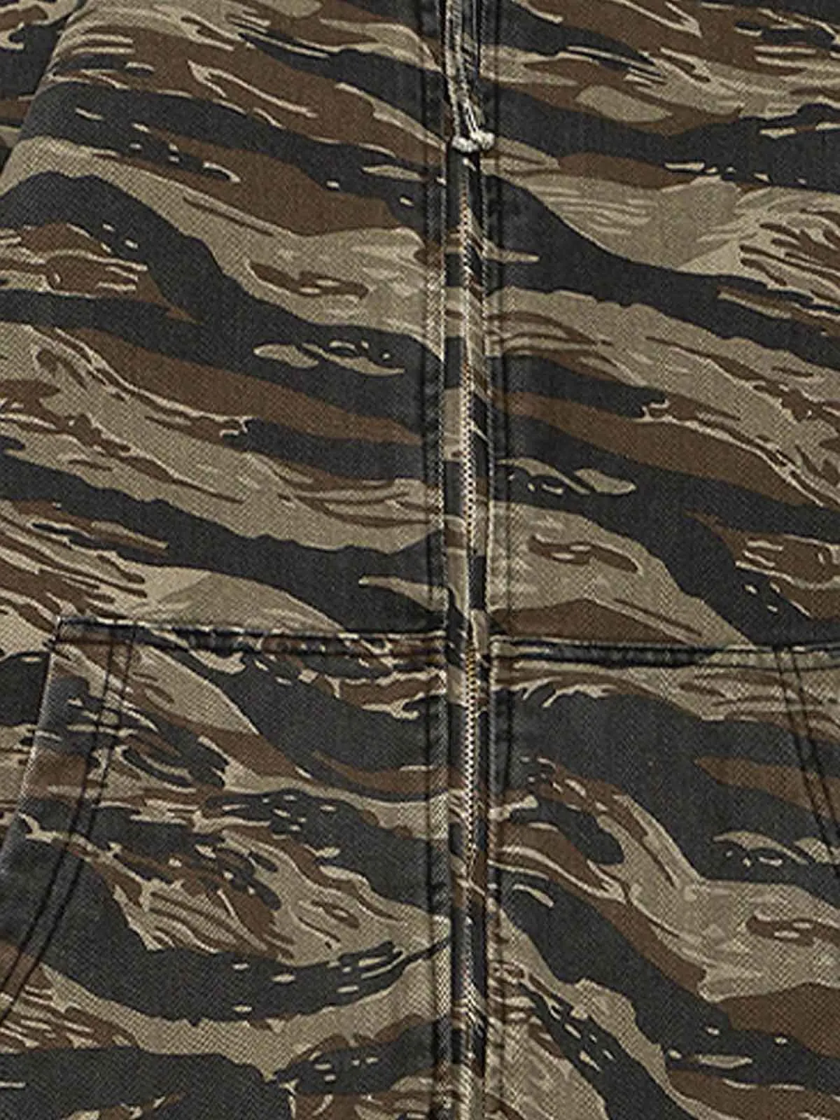 Thesupermade Camouflage Fleece Hooded Jacket sold by Thesupermade product image thumbnail 4