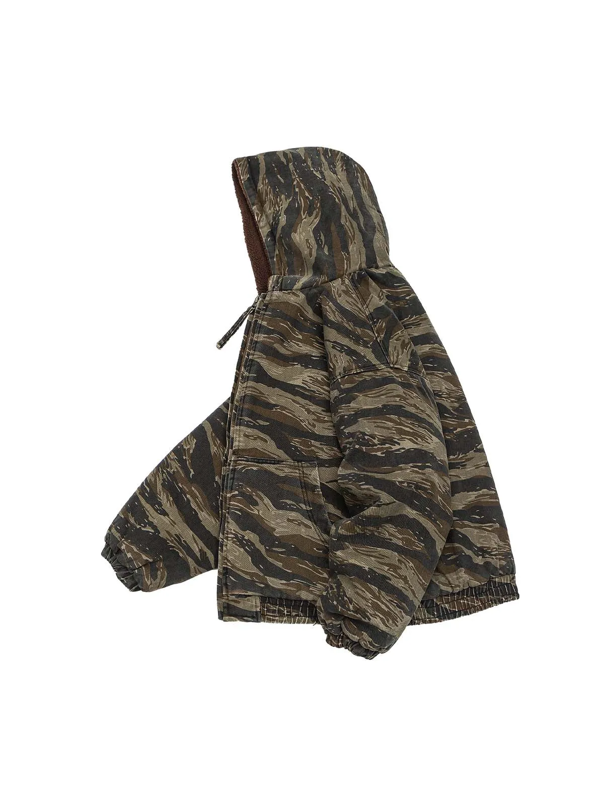 Thesupermade Camouflage Fleece Hooded Jacket sold by Thesupermade product image thumbnail 2