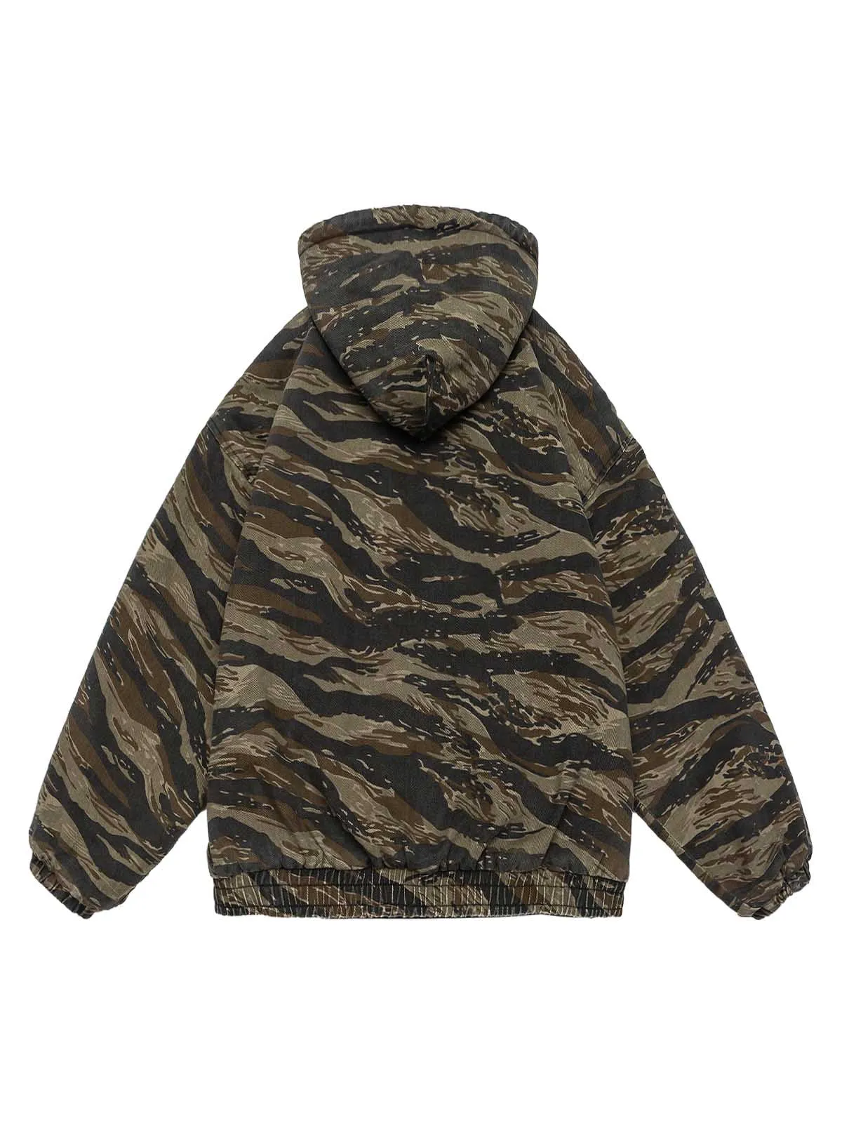Thesupermade Camouflage Fleece Hooded Jacket sold by Thesupermade product image thumbnail 3
