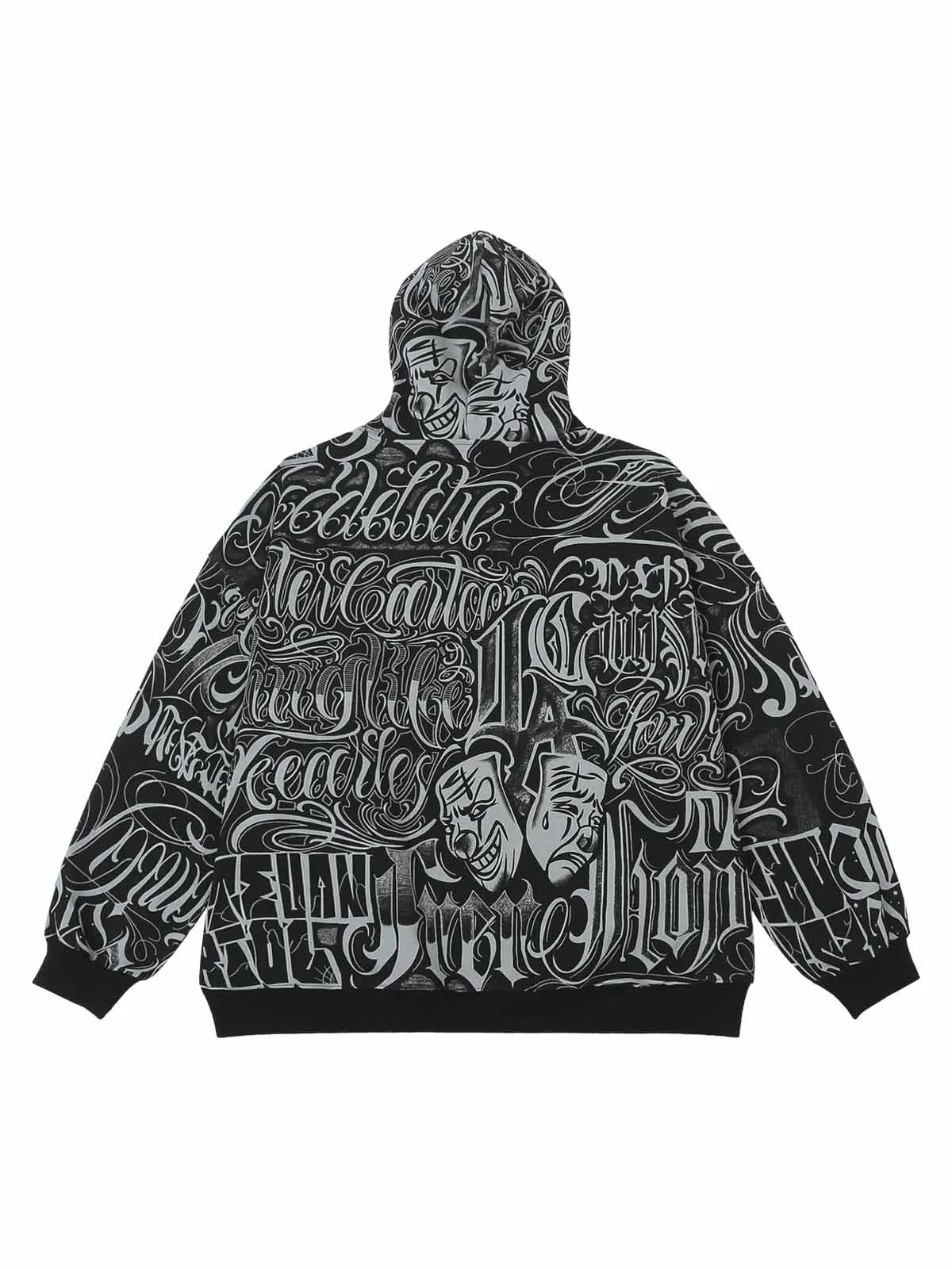 Thesupermade Print Oversized Hooded Sweatshirt sold by Thesupermade product image thumbnail 2