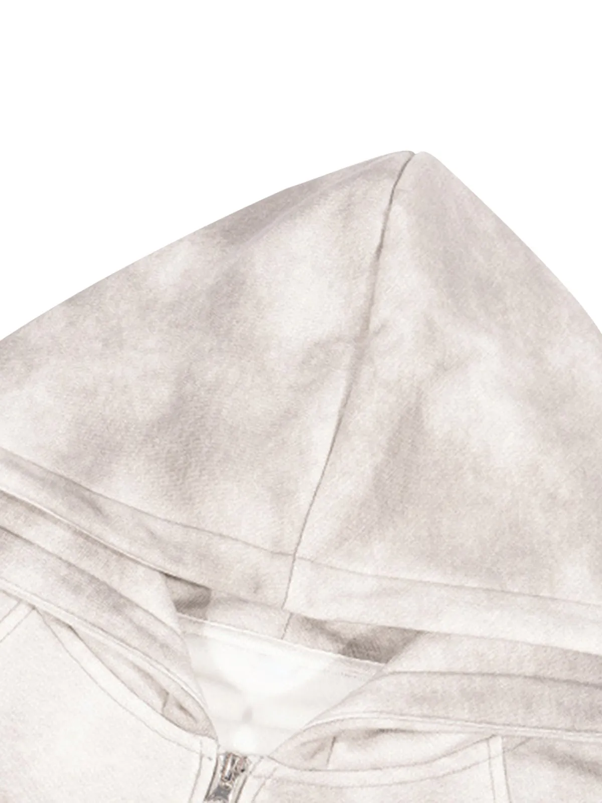 Thesupermade Heavy Tie-dye Fleece Hooded Jacket sold by Thesupermade product image thumbnail 3