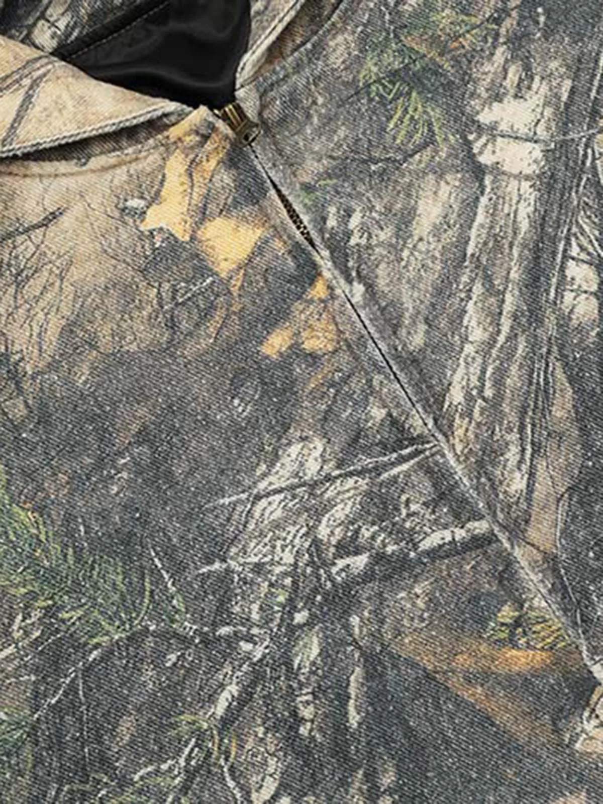 Thesupermade Camouflage Wood Printed Hooded Jacket - 2318 sold by Thesupermade product image thumbnail 5