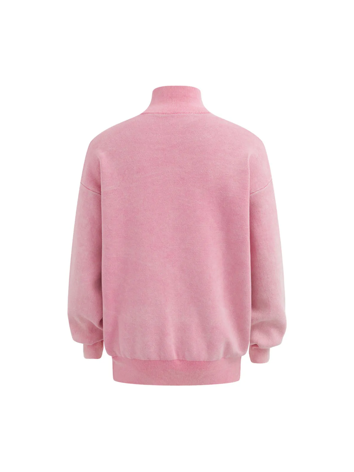 Thesupermade Abstract Flame Stand Collar Knit Cardigan Jacket sold by Thesupermade product image thumbnail 3