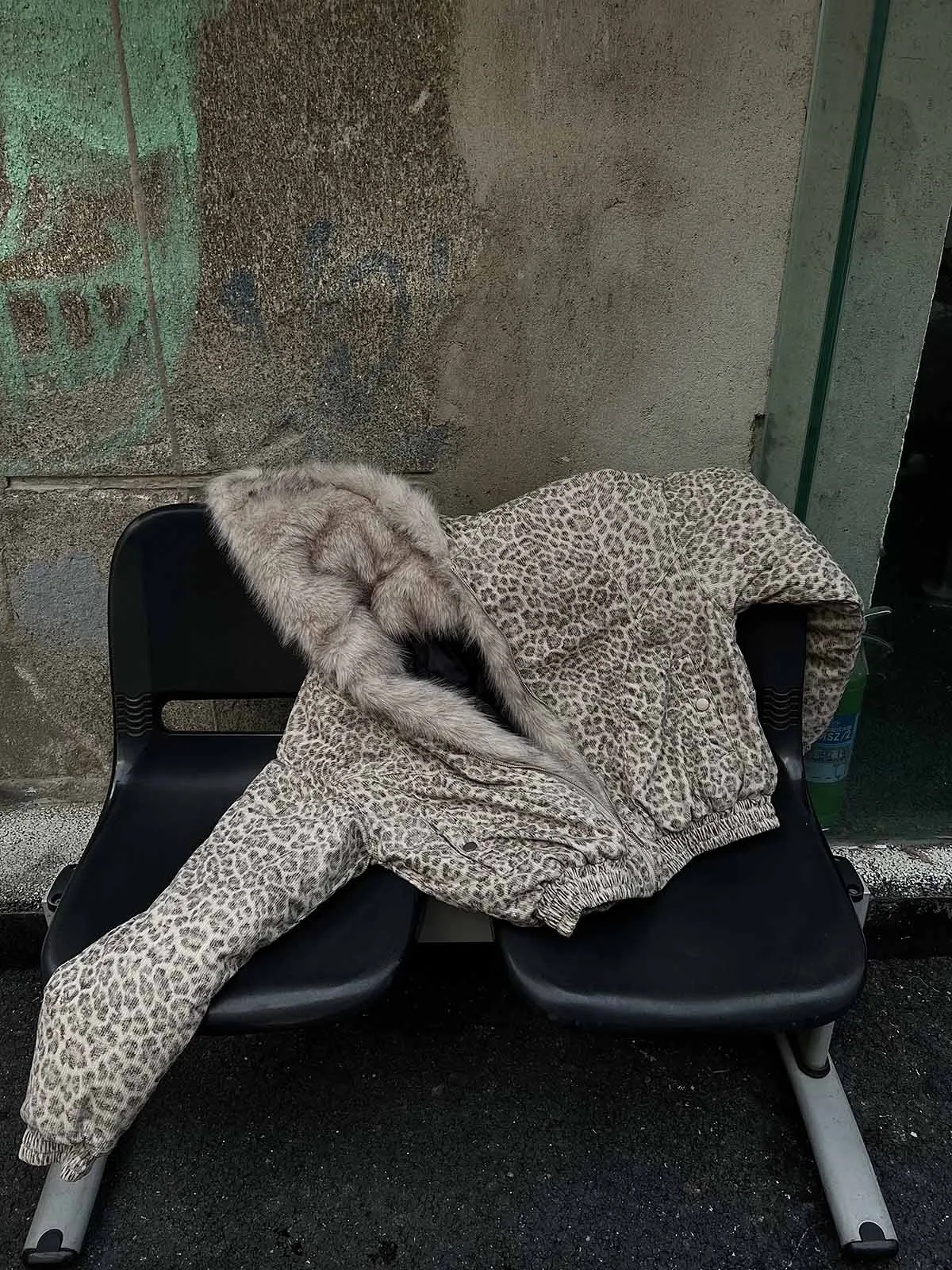 Cheetah Print Mink Fur Hooded Jacket - 2270 sold by Thesupermade product image thumbnail 4