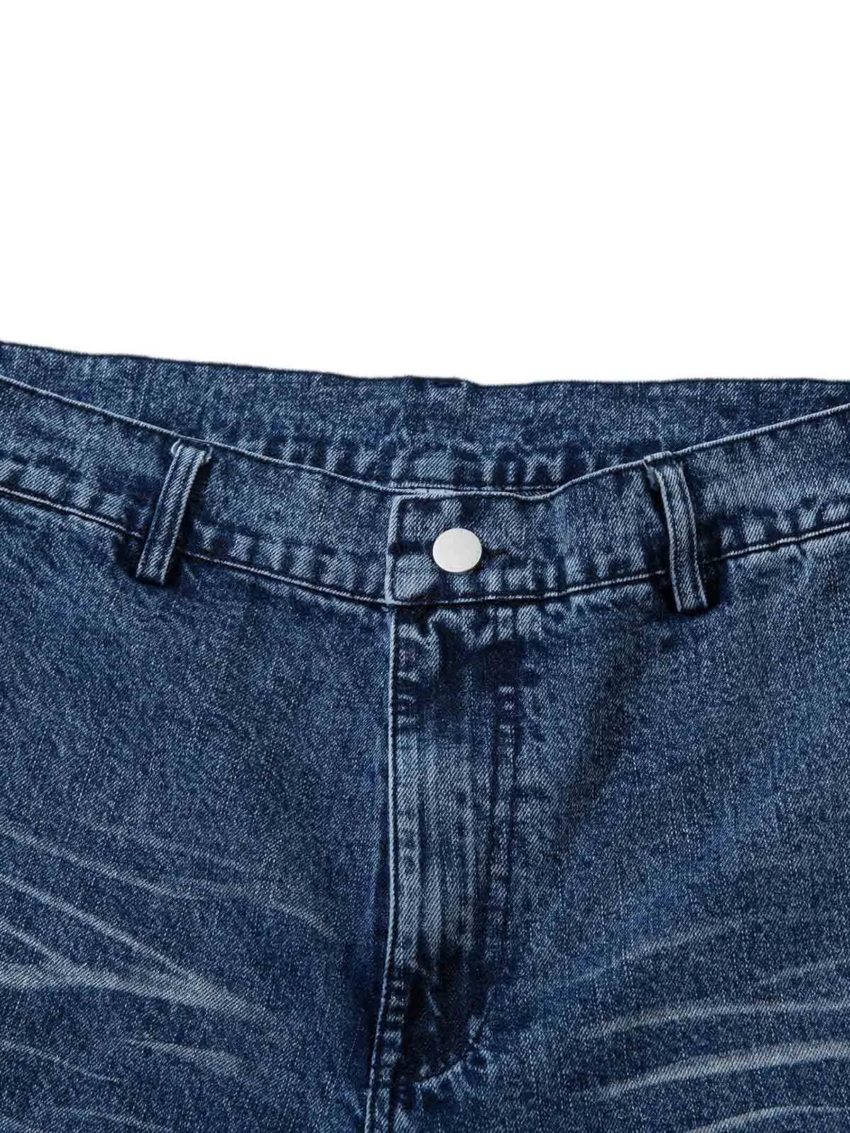 Washed Print Straight Jeans sold by Thesupermade product image thumbnail 2