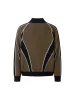 Retro Contrast Color Cardigan Knitted Sweater sold by Thesupermade