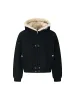 Patchwork Fur Hooded Quilted Jacket sold by Thesupermade