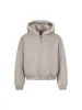Patchwork Fur Hooded Quilted Jacket sold by Thesupermade