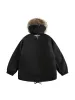 Embroidered Fur Hooded Quilted Jacket sold by Thesupermade