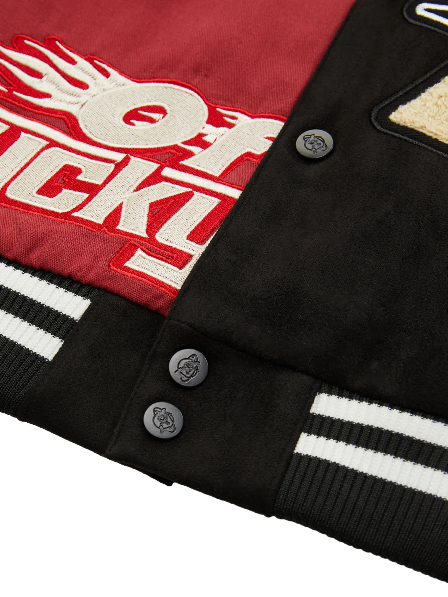 Thesupermade American Embroidered Letter Logo Baseball Jersey sold by Thesupermade product image thumbnail 4