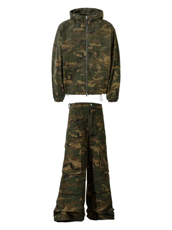 Thesupermade Street Camouflage Multi Pocket Cargo Pants - 2369 sold by Thesupermade