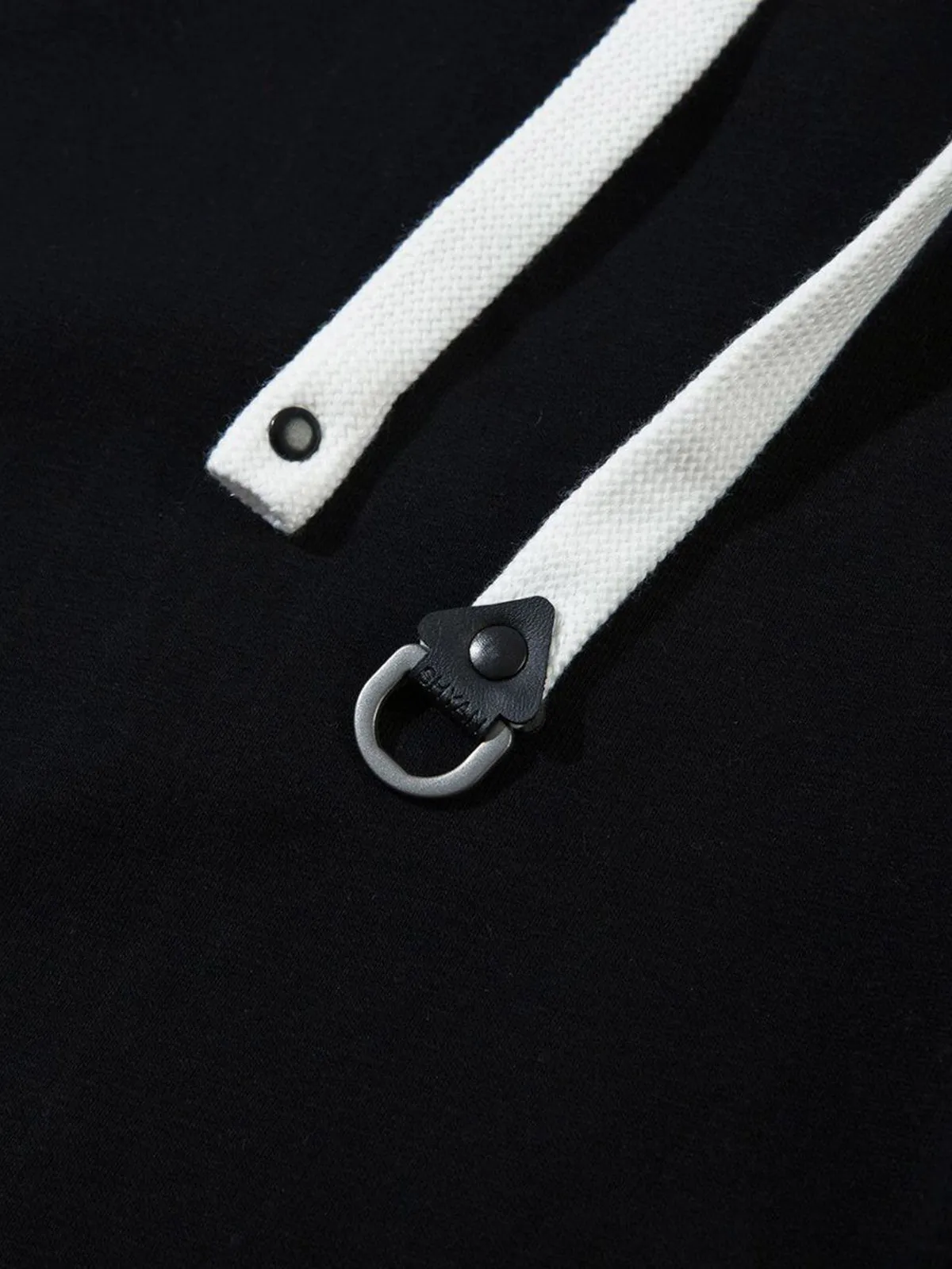 Thesupermade Drawstring Slash Plaid Stitching Straight Pants sold by Thesupermade product image thumbnail 4