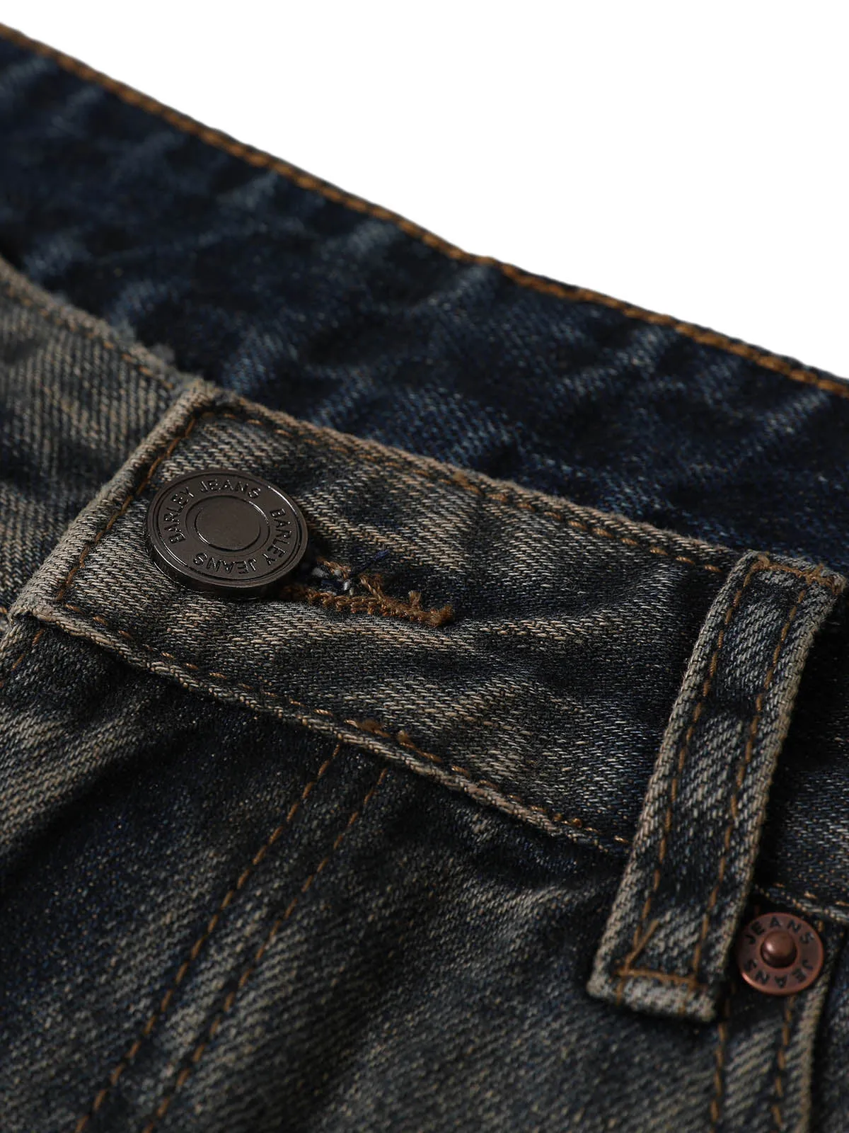 Washed Dirty-Dye Straight Jeans - 2352 sold by Thesupermade product image thumbnail 5