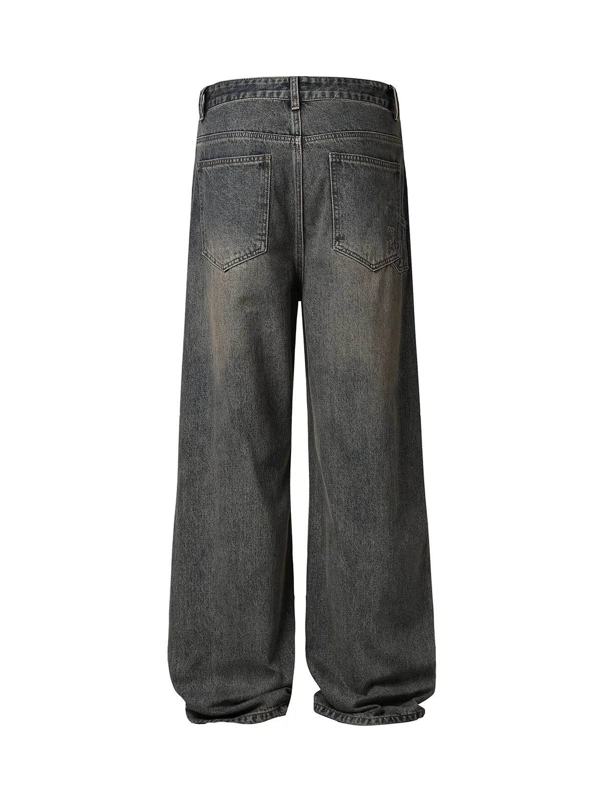 Washed Dirty-Dye Straight Jeans - 2352 sold by Thesupermade product image thumbnail 2