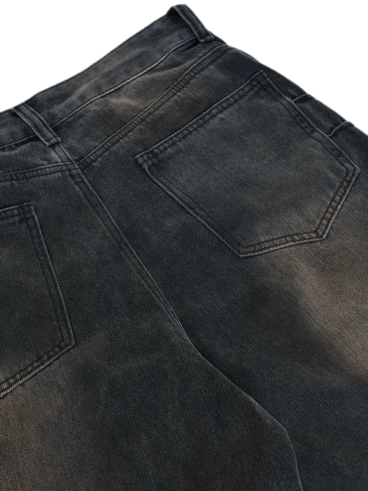 Washed Pleated Straight Jeans - 2263 sold by Thesupermade product image thumbnail 5