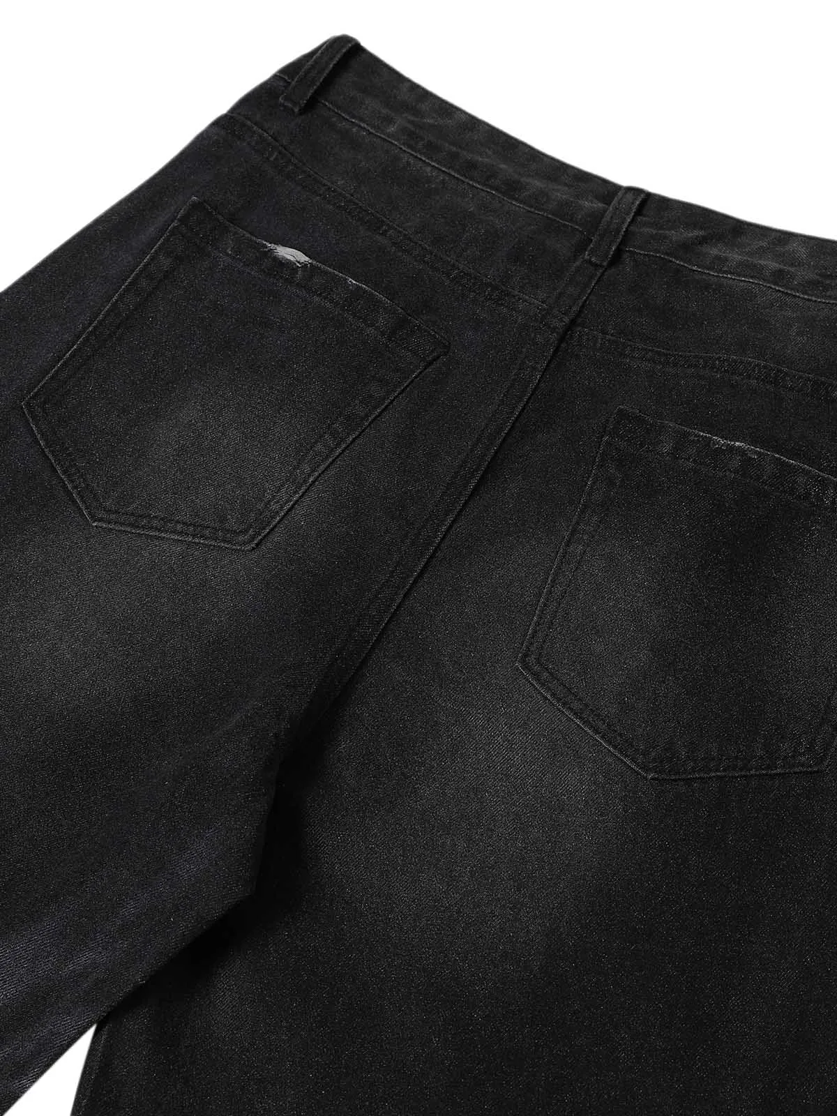 Washed Batik Straight Jeans sold by Thesupermade product image thumbnail 4