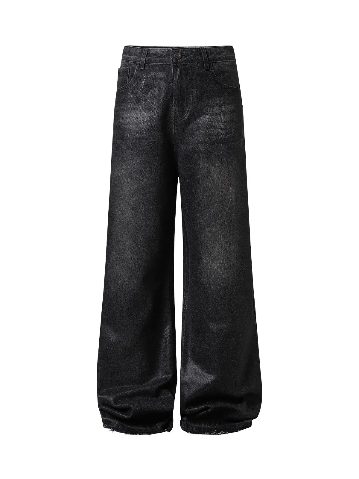 Washed Batik Straight Jeans sold by Thesupermade