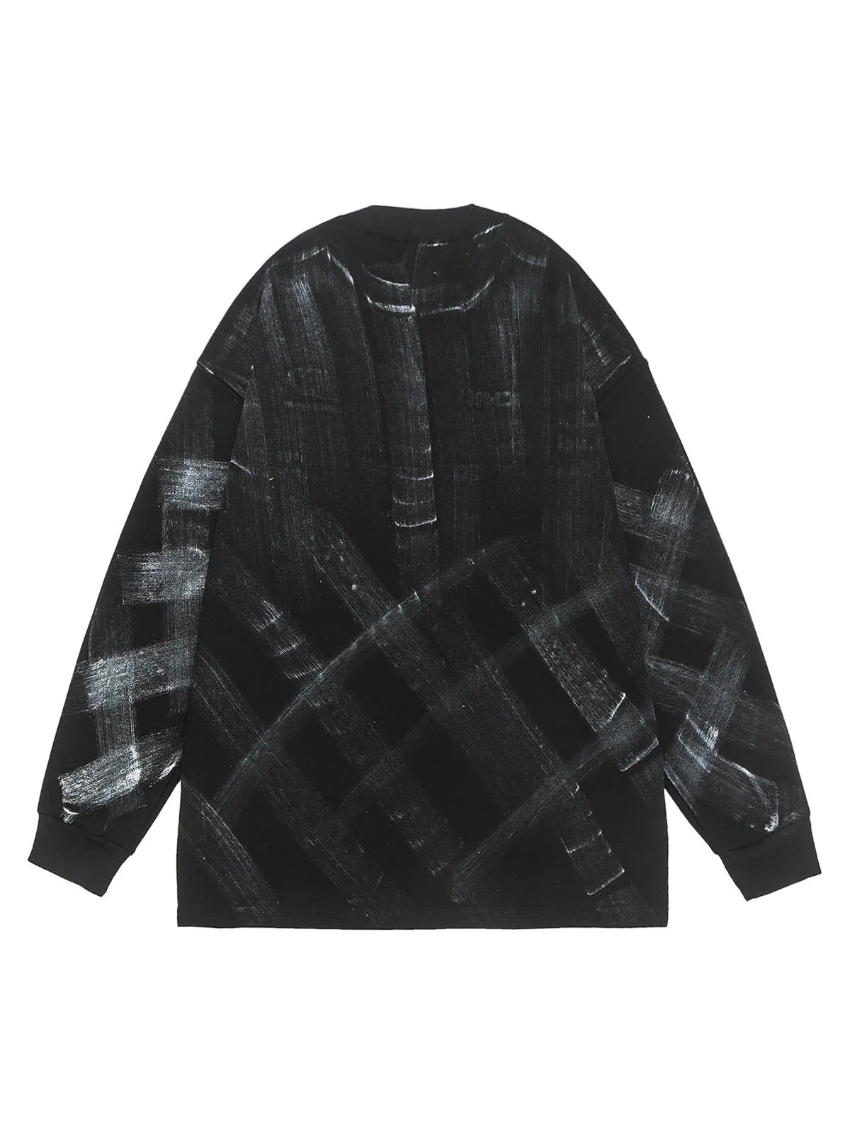 Hand Painted Graffiti Jersey Long Sleeve T-shirt sold by Thesupermade product image thumbnail 3