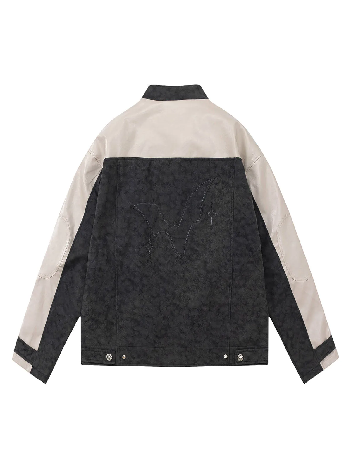 Matte PU Moto Leather Jacket sold by Thesupermade product image thumbnail 2