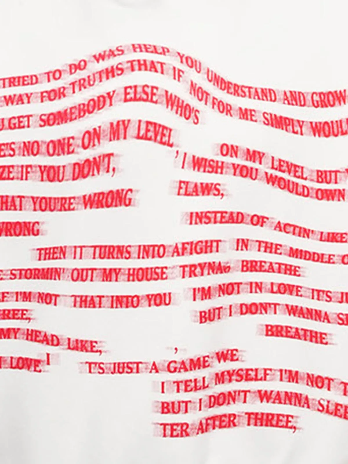 Lettering Fleece Hooded Sweatshirt sold by Thesupermade product image thumbnail 5