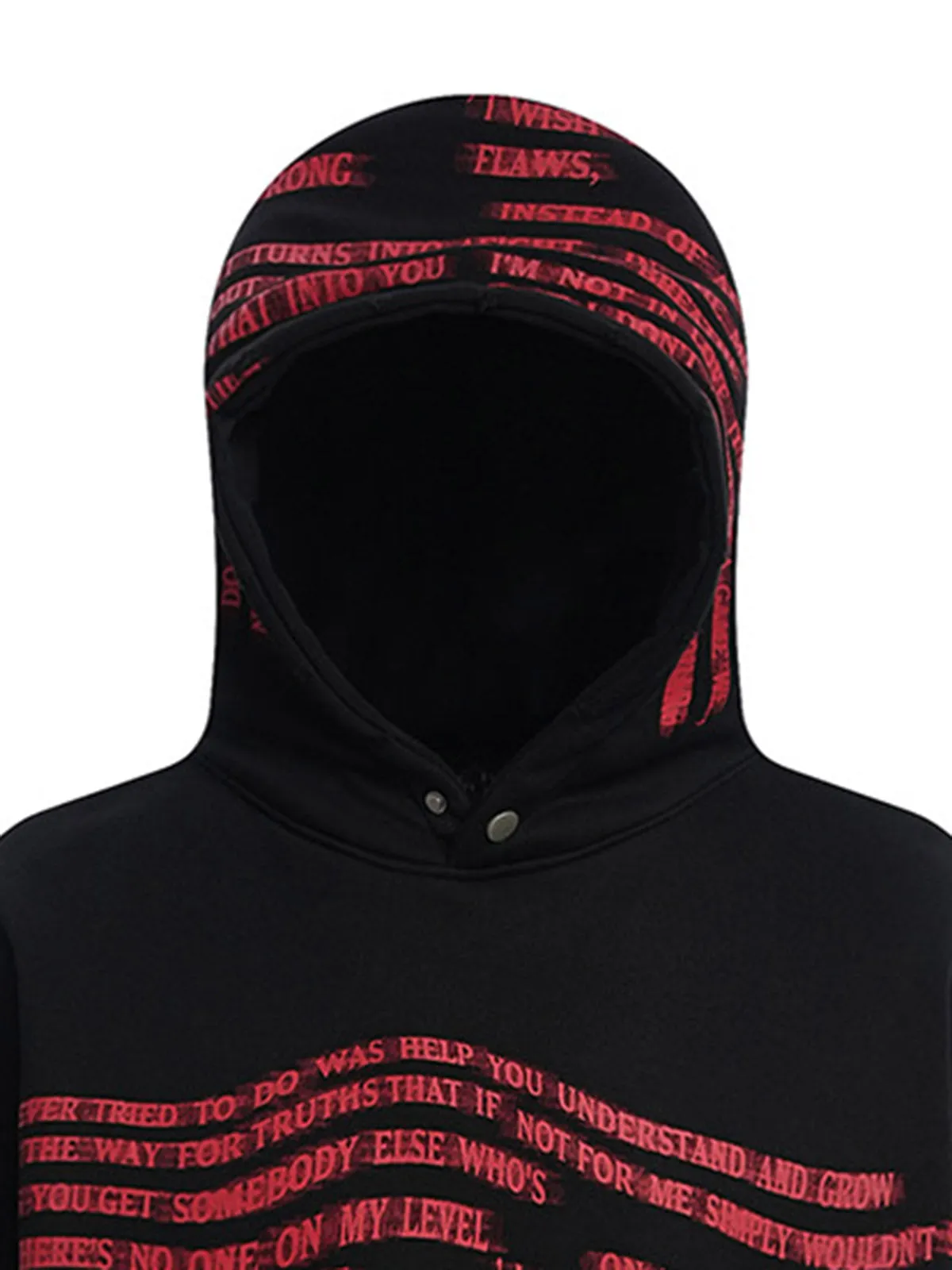 Lettering Fleece Hooded Sweatshirt sold by Thesupermade product image thumbnail 4