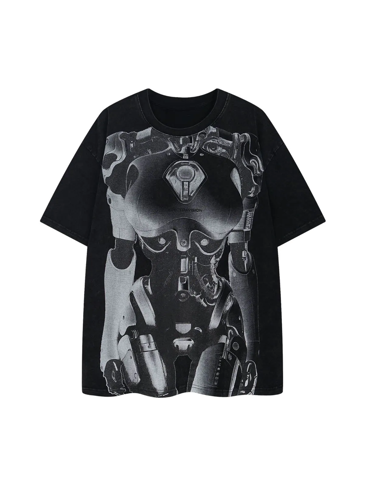 Street Robot Cyberpunk T-shirt sold by Thesupermade product image thumbnail 2