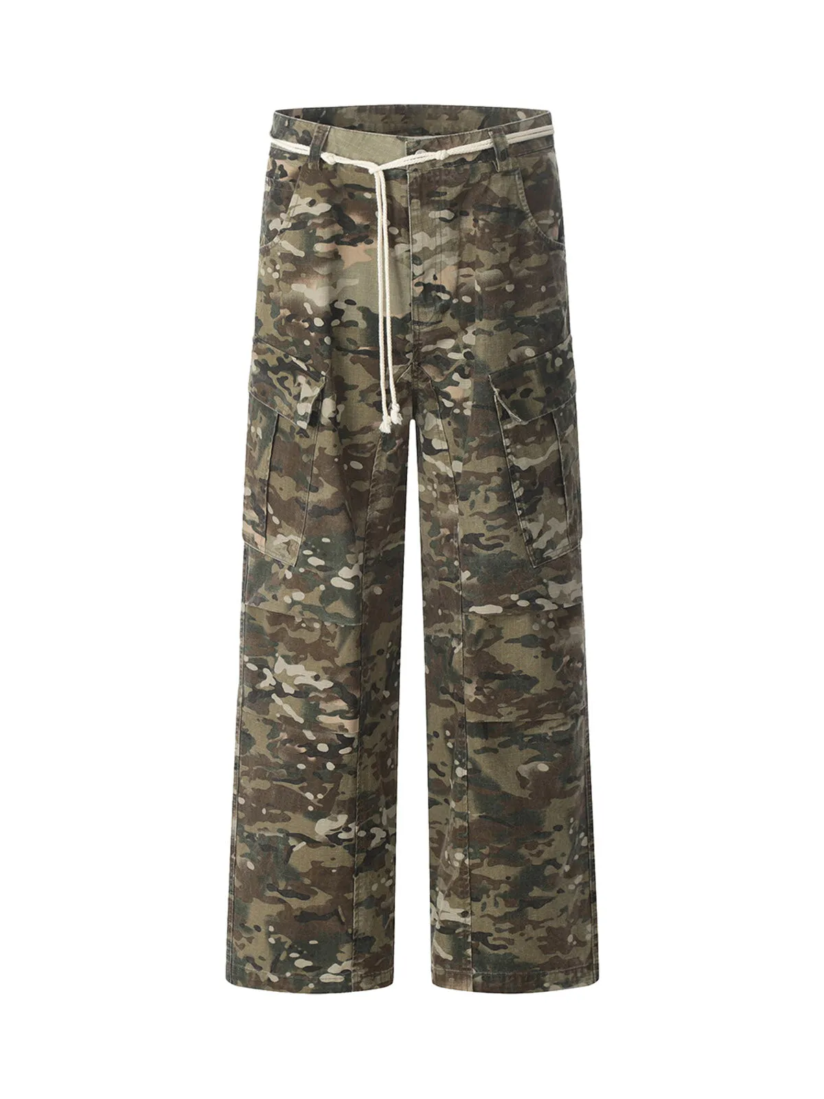 Camouflage Drawstring Cargo Pants - 2315 sold by Thesupermade