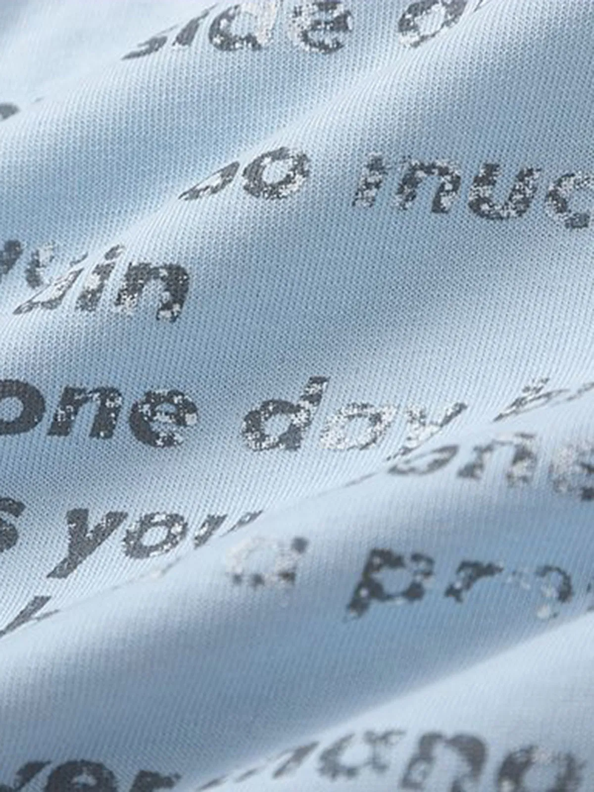 Letter Print Long Sleeve Crew Neck T-shirt sold by Thesupermade product image thumbnail 5