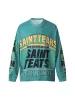 Washed Lettering Print Long Sleeve T-shirt sold by Thesupermade