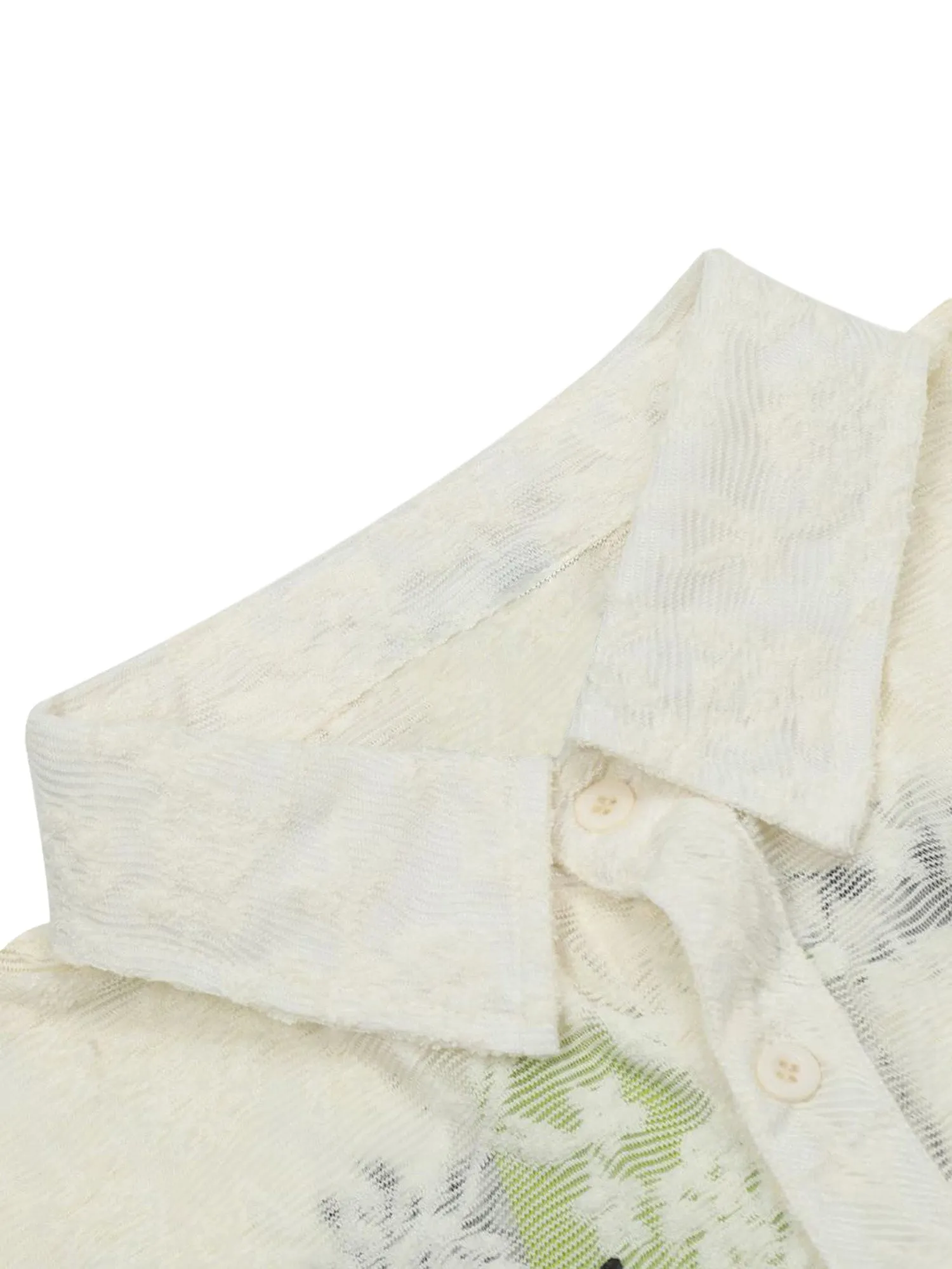 Retro High Street Hollow Printed Shirt sold by Thesupermade product image thumbnail 3