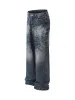 Retro Neutral Washed Straight Jeans - 2261 sold by Thesupermade