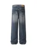 Retro Neutral Washed Straight Jeans - 2261 sold by Thesupermade