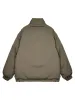 Reversible Camouflage Stand Collar Puffer Jacket sold by Thesupermade